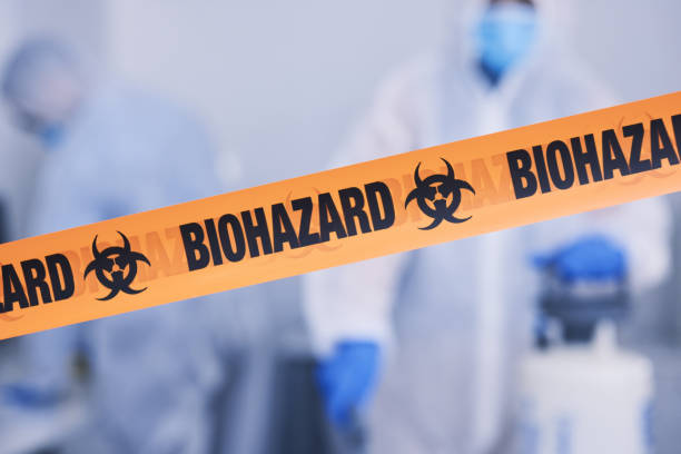 Professional Biohazard Cleanup technician working in Dayton, OR
